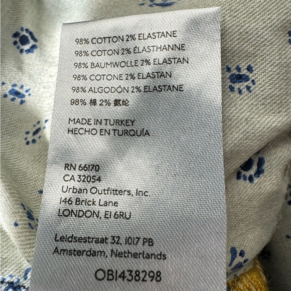 Anthropologie Pilcro The Split Straight Jeans Size 18 Dark Wash Denim Casual - Picture 13 of 16